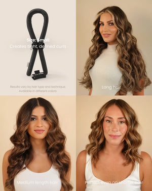 Heatless Curls in Mulberry Silk