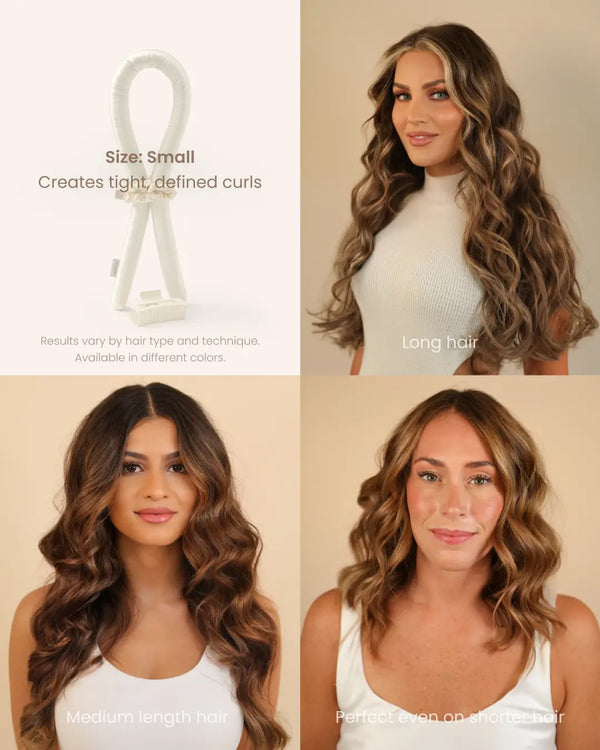 Heatless Curls in Mulberry Silk