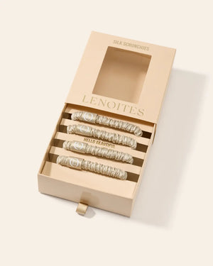 Mulberry Silk Skinny Scrunchies