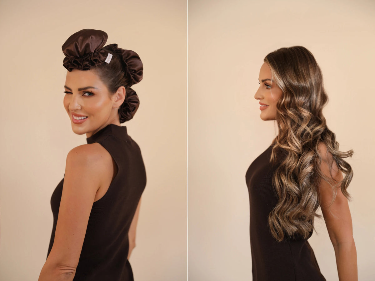 During styling / Finished look