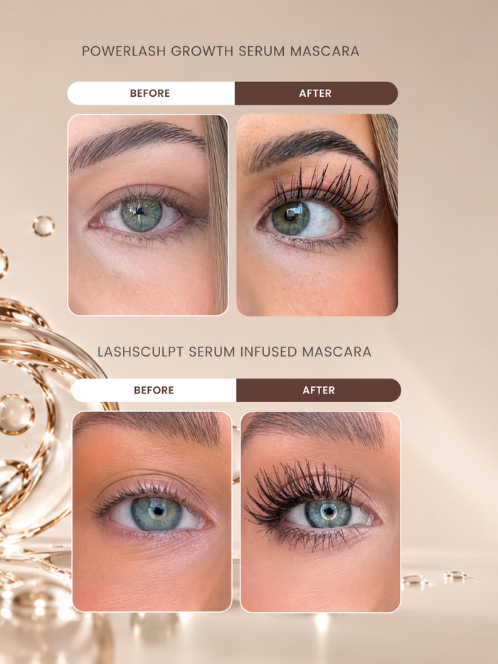 PowerLash Growth Serum Mascara + LashSculpt Serum Infused Mascara