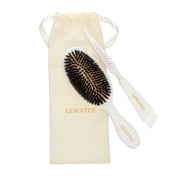 Wild Boar Hair Brush with Cleaning Tool