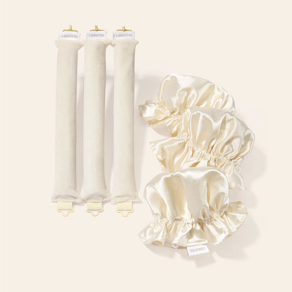 Heatless Curl Rods with Caps 3-Pack