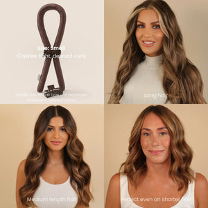 Heatless Curls in Mulberry Silk