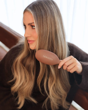 Wild Boar Hair Brush with Cleaning Tool