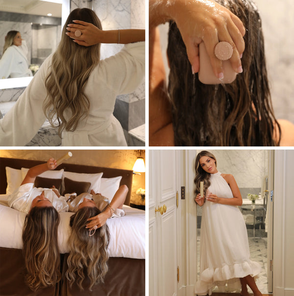 Collage för Hair Scalp Silicone Massager
