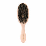 Hair Brush Wild Boar with pouch and cleaner tool, Blush