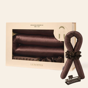 Heatless Curls in Mulberry Silk