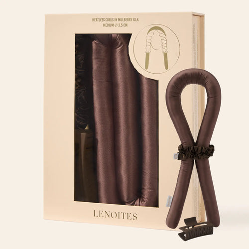 Heatless Curls in Mulberry Silk