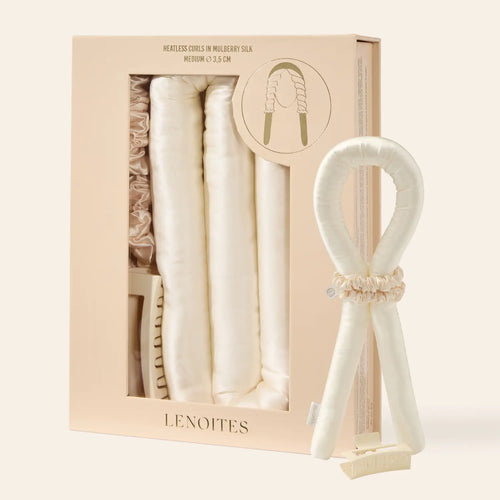 Heatless Curls in Mulberry Silk