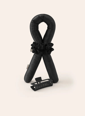 Heatless Curls in Mulberry Silk