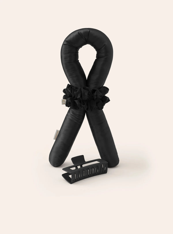 Heatless Curls in Mulberry Silk