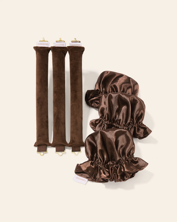 Heatless Curl Rods with Caps 3-Pack