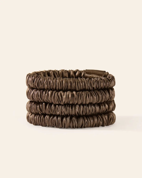 Mulberry Silk Skinny Scrunchies