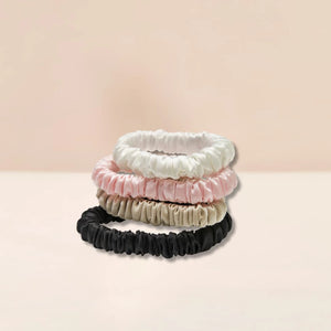 Mulberry Silk Skinny Scrunchies
