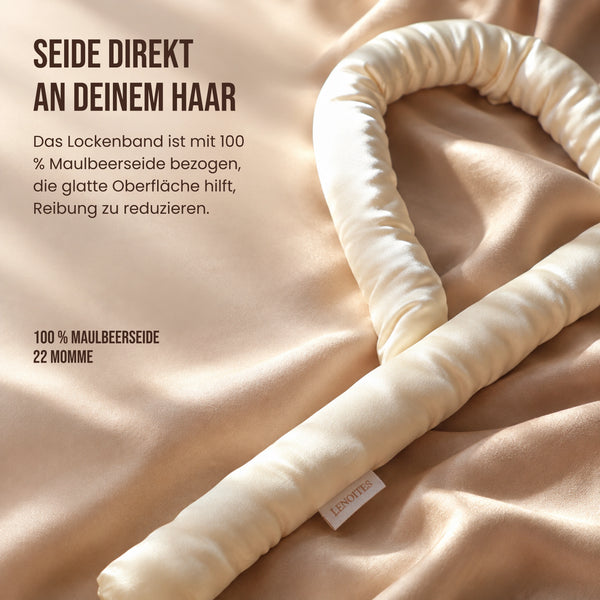 Heatless Curls in Mulberry Silk