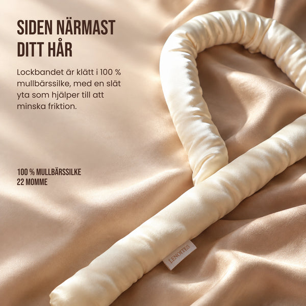 Heatless Curls in Mulberry Silk