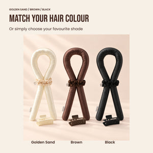 Heatless Curls in Mulberry Silk