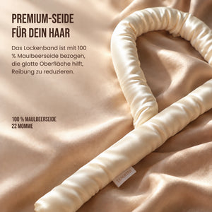 Heatless Curls in Mulberry Silk