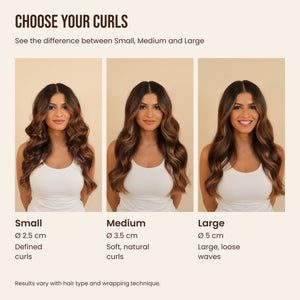 Heatless Curls in Mulberry Silk