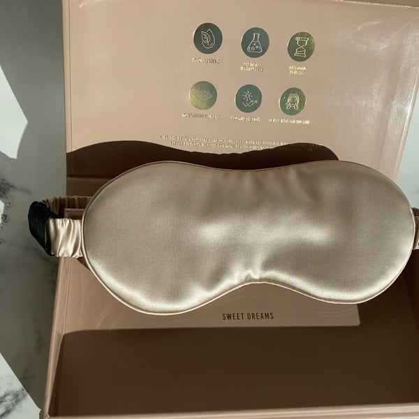 Mulberry Sleep Mask with Pouch