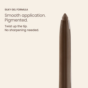 Silk Longwear Gel Eyeliner – Dark Chocolate – Silky gel formula. Smooth application. Pigmented.