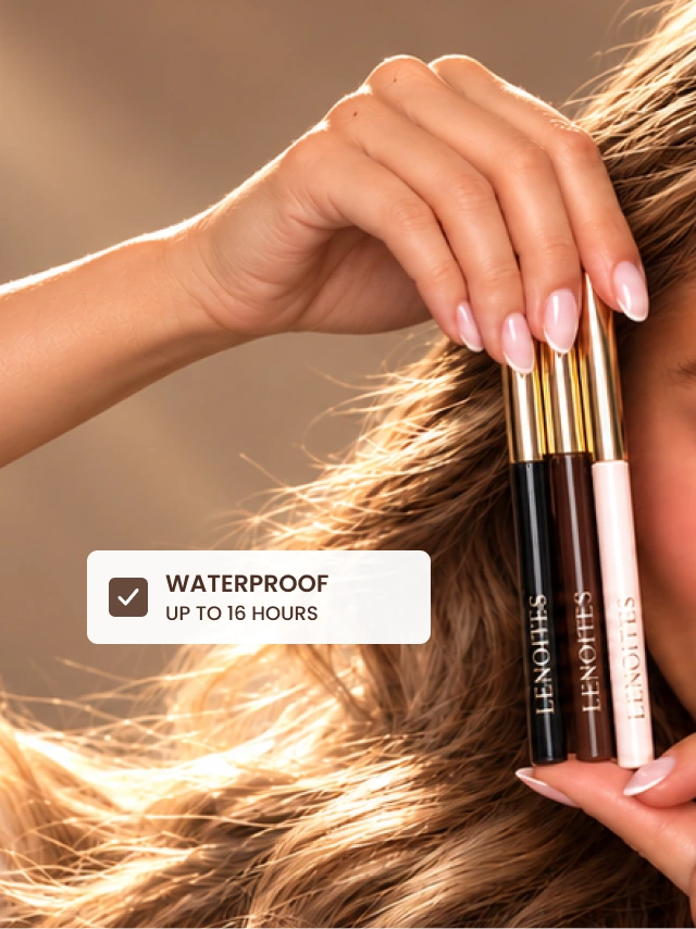 Three eyeliners. Waterproof with up to 16 hours of wear.